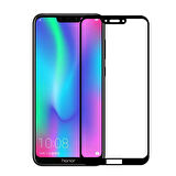 Forzacase Honor 8C ile uyumlu Çerçeveli Tam Kaplayan Temperli Ekran Koruyucu - FC003