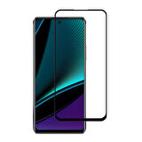 Forzacase Infinix Note 11 Pro ile uyumlu Çerçeveli Tam Kaplayan Temperli Ekran Koruyucu - FC003