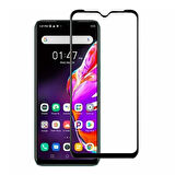 Forzacase Infinix Hot 10T ile uyumlu Çerçeveli Tam Kaplayan Temperli Ekran Koruyucu - FC003