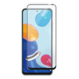 Forzacase Xiaomi Redmi Note 11 Global uyumlu Çerçeveli Tam Kaplayan Temperli Ekran Koruyucu - FC003