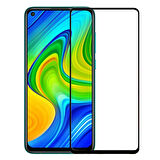 Forzacase Xiaomi Redmi Note 9 ile uyumlu Çerçeveli Tam Kaplayan Temperli Ekran Koruyucu - FC003
