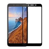 Forzacase Xiaomi Redmi 7A ile uyumlu Çerçeveli Tam Kaplayan Temperli Ekran Koruyucu - FC003