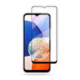 Forzacase Samsung Galaxy A24 Çerçeveli Tam Kaplayan Temperli Ekran Koruyucu - FC003