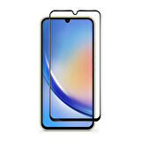 Forzacase Samsung Galaxy A34 Çerçeveli Tam Kaplayan Temperli Ekran Koruyucu - FC003