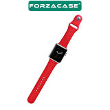 Forzacase Apple Watch 42 / 44 / 45 / 49 mm uyumlu Silikon Kordon Kayış - FC005