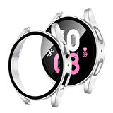 Forzacase Samsung Galaxy Watch5 44mm Önü Kapalı Ekran Korumalı Silikon Kılıf - FC010