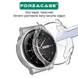 Forzacase Huawei Watch GT 2 Pro 46mm ile uyumlu Önü Kapalı Ekran Korumalı Silikon Kılıf - FC010