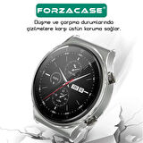 Forzacase Huawei Watch GT 2 Pro 46mm ile uyumlu Önü Kapalı Ekran Korumalı Silikon Kılıf - FC010