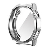 Forzacase Huawei Watch GT 3 Pro 46mm ile uyumlu Önü Kapalı Ekran Korumalı Silikon Kılıf - FC010