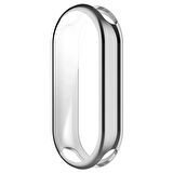 Forzacase Xiaomi Smart Band 10 ile uyumlu Önü Kapalı Ekran Korumalı Silikon Kılıf - FC010