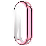 Forzacase Xiaomi Smart Band 10 ile uyumlu Önü Kapalı Ekran Korumalı Silikon Kılıf - FC010
