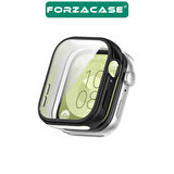 Forzacase Huawei Watch Fit 3 ile uyumlu Önü Kapalı Ekran Korumalı Silikon Kılıf - FC010