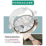 Forzacase Huawei Watch GT5 41mm ile uyumlu Önü Kapalı Ekran Korumalı Silikon Kılıf - FC010