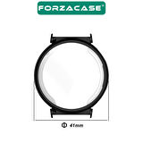 Forzacase Huawei Watch GT5 41mm ile uyumlu Önü Kapalı Ekran Korumalı Silikon Kılıf - FC010