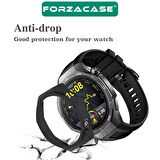 Forzacase Huawei Watch GT5 46mm ile uyumlu Önü Kapalı Ekran Korumalı Silikon Kılıf - FC010