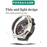 Forzacase Huawei Watch GT5 46mm ile uyumlu Önü Kapalı Ekran Korumalı Silikon Kılıf - FC010