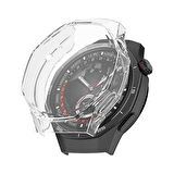 Forzacase Huawei Watch GT5 Pro 42mm ile uyumlu Önü Kapalı Ekran Korumalı Silikon Kılıf - FC010