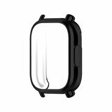 Forzacase Xiaomi Redmi Watch 5 Lite ile uyumlu Önü Kapalı Ekran Korumalı Silikon Kılıf - FC010