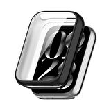 Forzacase Xiaomi Smart Band 9 Pro ile uyumlu Önü Kapalı Ekran Korumalı Silikon Kılıf - FC010