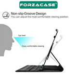 Forzacase Samsung Galaxy Tab S9 11 inch X710 ile uyumlu 360 Derece Döner Standlı Kılıf - FC012