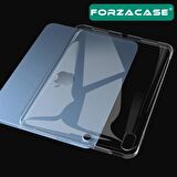 Forzacase iPad 10.Nesil 10.9 inch 2022 ile Uyumlu Silikon Kılıf Şeffaf - FC013