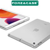 Forzacase Apple iPad 9.7 inch ile Uyumlu Silikon Kılıf Şeffaf - FC013