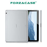 Forzacase Huawei Mediapad T3 10 9.6 inch ile Uyumlu Silikon Kılıf Şeffaf - FC013