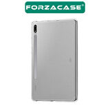 Forzacase Samsung Galaxy Tab S8 X700 2022 ile Uyumlu Silikon Kılıf Şeffaf - FC013