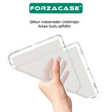 Forzacase Samsung Galaxy Tab S9 Ultra 14.6 inch X910 ile uyumlu Silikon Kılıf Buzlu Şeffaf - FC013