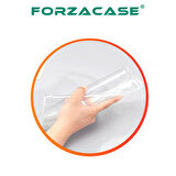 Forzacase Samsung Galaxy Tab S6 Lite 10.4 inch 2024 ile Uyumlu Silikon Kılıf Şeffaf - FC013