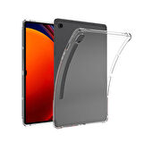 Forzacase Samsung Galaxy Tab S9 X710 ile uyumlu Anti Shock Silikon Kılıf Şeffaf - FC014