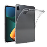 Forzacase Xiaomi Pad 5 11 inch Teblet ile uyumlu Anti Shock Silikon Kılıf Şeffaf - FC014