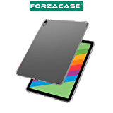 Forzacase Apple iPad Air 2024 13 inch ile uyumlu Anti Shock Silikon Kılıf Şeffaf - FC014
