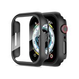 Forzacase Apple Watch 41mm Uyumlu Önü Kapalı Ekran Korumalı Sert Rubber Kılıf - FC015