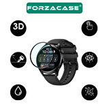 Forzacase Huawei Watch 3 için Çerçeveli Tam Kaplayan 3D Pet Ekran Koruyucu Film - FC016