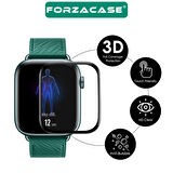 Forzacase Xiaomi Smart Band 9 Pro ile uyumlu Çerçeveli Tam Kaplayan 3D Pet Ekran Koruyucu Film FC016