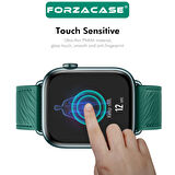 Forzacase Xiaomi Smart Band 9 Pro ile uyumlu Çerçeveli Tam Kaplayan 3D Pet Ekran Koruyucu Film FC016