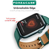 Forzacase Xiaomi Smart Band 9 Pro ile uyumlu Çerçeveli Tam Kaplayan 3D Pet Ekran Koruyucu Film FC016