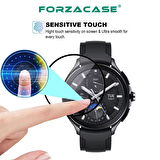 Forzacase Xiaomi Watch 2 Pro için Çerçeveli Tam Kaplayan 3D Pet Ekran Koruyucu Film - FC016