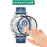 Forzacase Huawei Watch GT5 46mm için Çerçeveli Tam Kaplayan 3D Pet Ekran Koruyucu Film - FC016