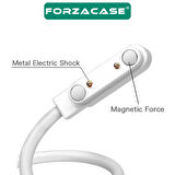 Forzacase 2 Pin 7.62 mm Konnektör Akıllı Saatler için Manyetik Şarj Kablosu - FC017