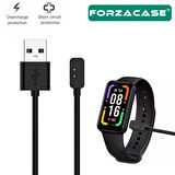 Forzacase Xiaomi Redmi Watch 3 Active uyumlu USB Manyetik Şarj Kablosu 55 cm - FC017