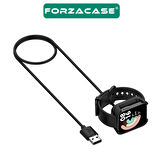 Forzacase Xiaomi Redmi Watch 1 / Mi Watch Lite ile uyumlu USB Manyetik Şarj Kablosu 1 metre - FC017