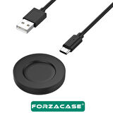 Forzacase Xiaomi Watch S1 ile uyumlu Type-C USB Manyetik Şarj Kablosu 1m - FC017
