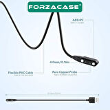 Forzacase Kieselect KS Pro için 2 Pin 4.0 mm Konnektör  Manyetik Şarj Kablosu - FC017