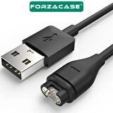 Forzacase Garmin Fenix 5s-5x-5-6 Plus ile uyumlu USB Manyetik Şarj Kablosu 1m - FC017