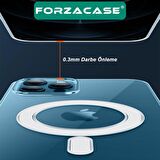 Forzacase iPhone 13 Pro ile Manyetik Kablosuz Şarj Özellikli Sert TPU Kılıf - FC022