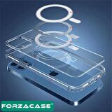 Forzacase iPhone 14 Plus ile Manyetik Kablosuz Şarj Özellikli Sert TPU Kılıf - FC022