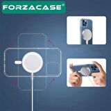 Forzacase iPhone 14 Plus ile Manyetik Kablosuz Şarj Özellikli Sert TPU Kılıf - FC022