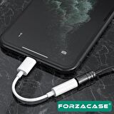 Forzacase Lightning to 3.5 mm Kulaklık Çevirici Jack Adaptör - FC062
